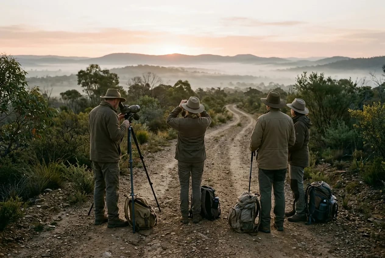 Rastreando al amanecer